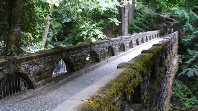 "Stone Bridge, Whatcom Falls" (Belingham, WA). Photo by Dan Keusal.